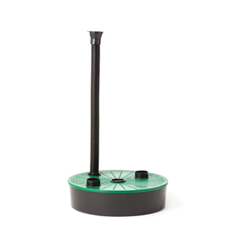 A green and black sub-irrigation planter insert