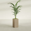 Potsdam Large Tall Rectangle Fiberglass Planter - 16 in x 16 in x 32 in - Metallic Gold - Metallic Gold,16 in x 16 in x 32 in