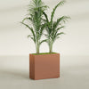 Potsdam Large Rectangle Fiberglass Planter - 36 in x 16 in x 32 in - Matte Terracotta - Matte Terracotta,36 in x 16 in x 32 in
