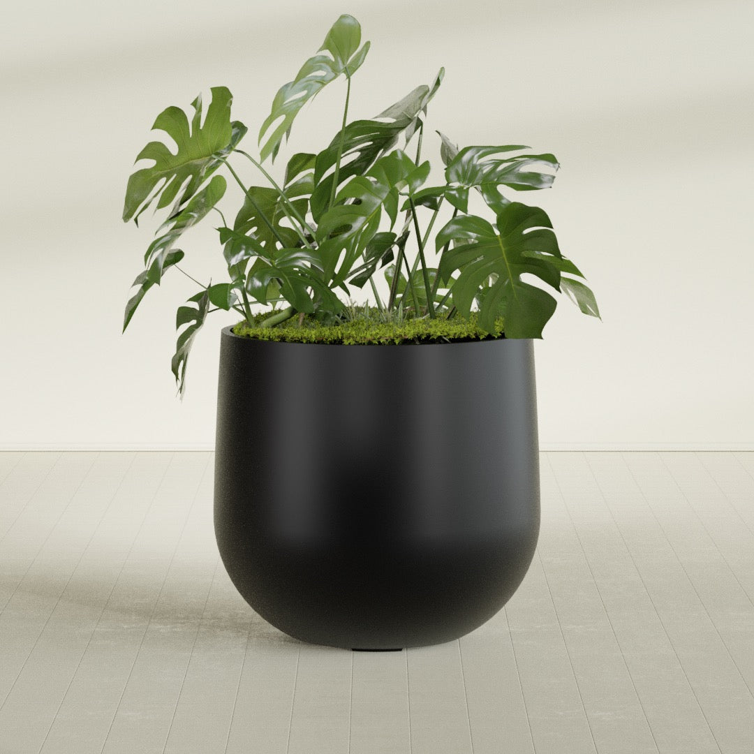 Westfield - 15in diam. x 14in - Matte Black - Matte Black,38 in diam. x 36 in H