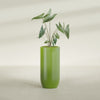 Saint Tropez Extra Large Tall Round Fiberglass Planter - 24 in x 24 in x 50 in - Satin Green - Satin Green,24 in x 24 in x 50 in