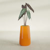 Saigon Large Tapered Round Planter - 14 in x 14 in x 30 in - Gloss Tangerine - Gloss Tangerine,13.7 in x 13.7 in 30 in