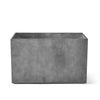 Semplito Rectangular Planter – Concrete Stone Finish – Fiberglass Indoor/Outdoor and Weather-Resistant Large Planter (39.5" L x 19.75" W x 23.5" H Exterior, 39" L x 19.3" W Interior) - Concrete Stone,39.3 in x 19.7 in x 23.6 in