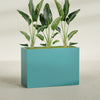 Darwin Extra Large Long Rectangle Fiberglass Planter - 60 in x 24 in x 42 in - Satin Sea Foam - Satin Sea Foam,60 in x 24 in x 42 in