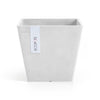 Rotterdam Medium Square Planter - 19.75 in x 19.75 in x 17.25 in - Planter + Watering System - Pure White - Pure White,19.75 in x 19.75 in x 17.25 in,Planter + Watering System