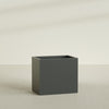 Brisbane Large Rectangle Fiberglass Planter - 36 in x 24 in x 32 in - Matte Charcoal - Matte Charcoal,36 in x 24 in x 32 in