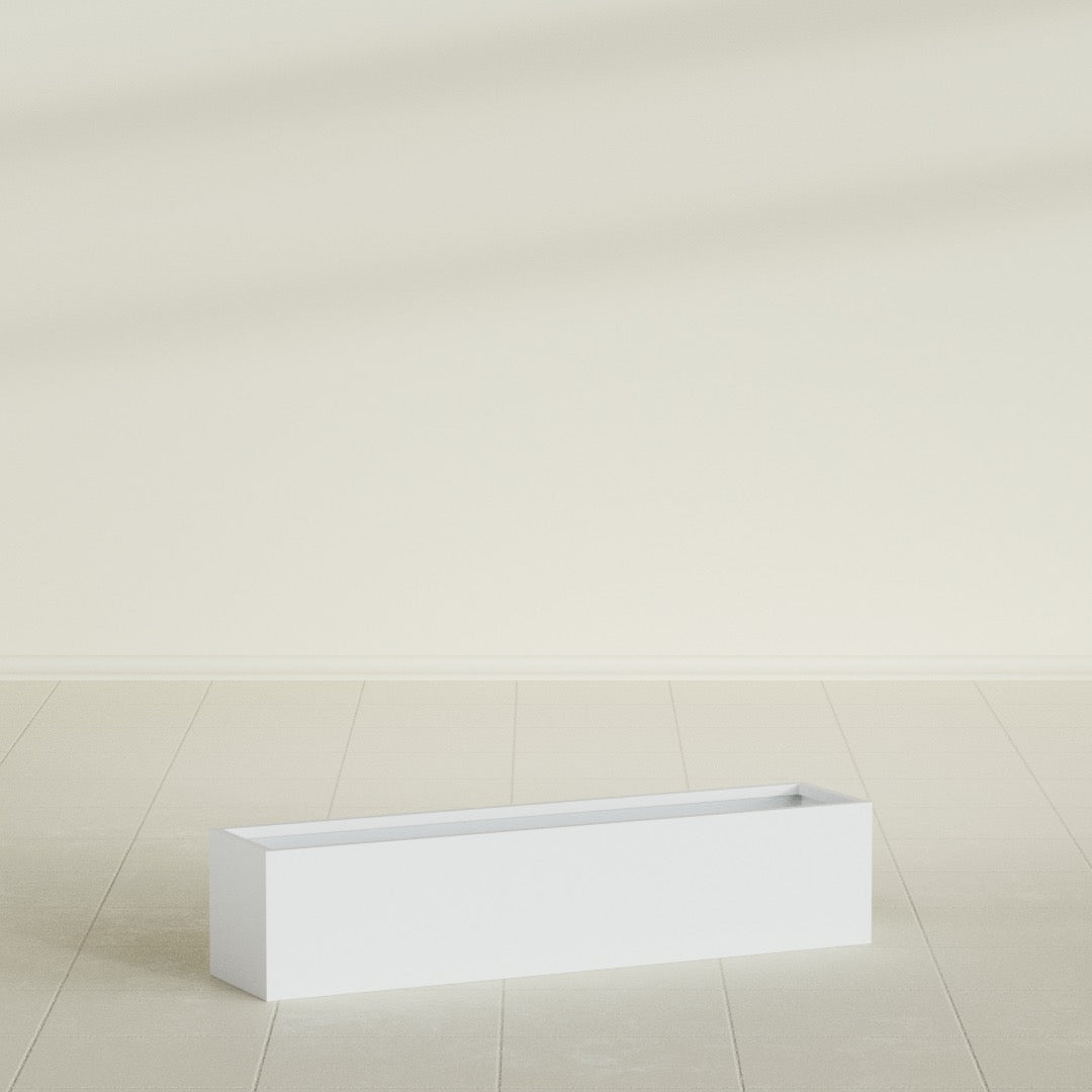 Monaco Rectangle - 32in x 7in x 7 - Gloss White - Gloss White,32 in x 7 in x 7 in