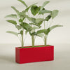 Tolga Extra Large Long Rectangle Fiberglass Planter - 60 in x 16 in x 24 in - Gloss Red - Gloss Red,60 in x 16 in x 24 in