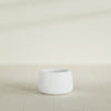 Short Hayden Small Round Fiberglass Planter - 12 in x 12 in x 7 in - Matte White - Matte White,12 in x 12 in x 7 in