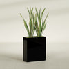 Perth Large Tall Rectangle Fiberglass Planter - 36 in x 16 in x 42 in - Gloss Black - Gloss Black,36 in x 16 in x 42 in