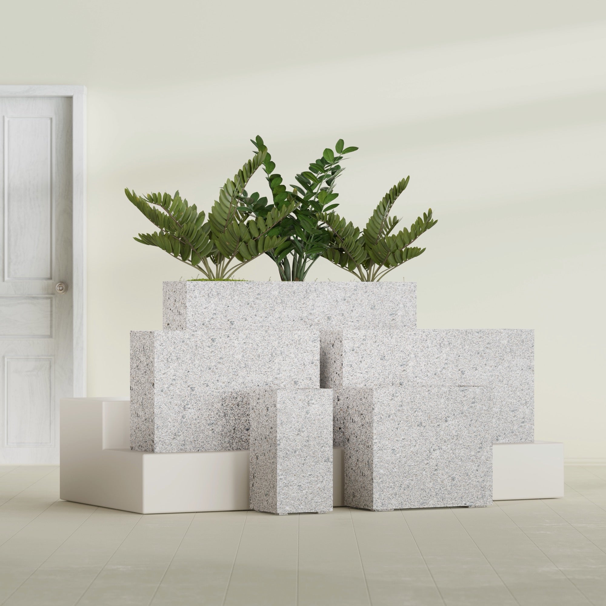 16"-Wide Rectangle - 48in x 16in x 32in - StoneLight - Greystone - StoneLight - Greystone,48 in x 16 in x 32 in