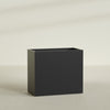 Darwin Extra Large Rectangle Fiberglass Planter - 48 in x 24 in x 42 in - Matte Black - Matte Black,48 in x 24 in x 42 in