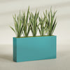 Delray Extra Large Long Rectangle Fiberglass Planter - 60 in x 12 in x 32 in - Satin Sea Foam - Satin Sea Foam,60 in x 12 in x 32 in