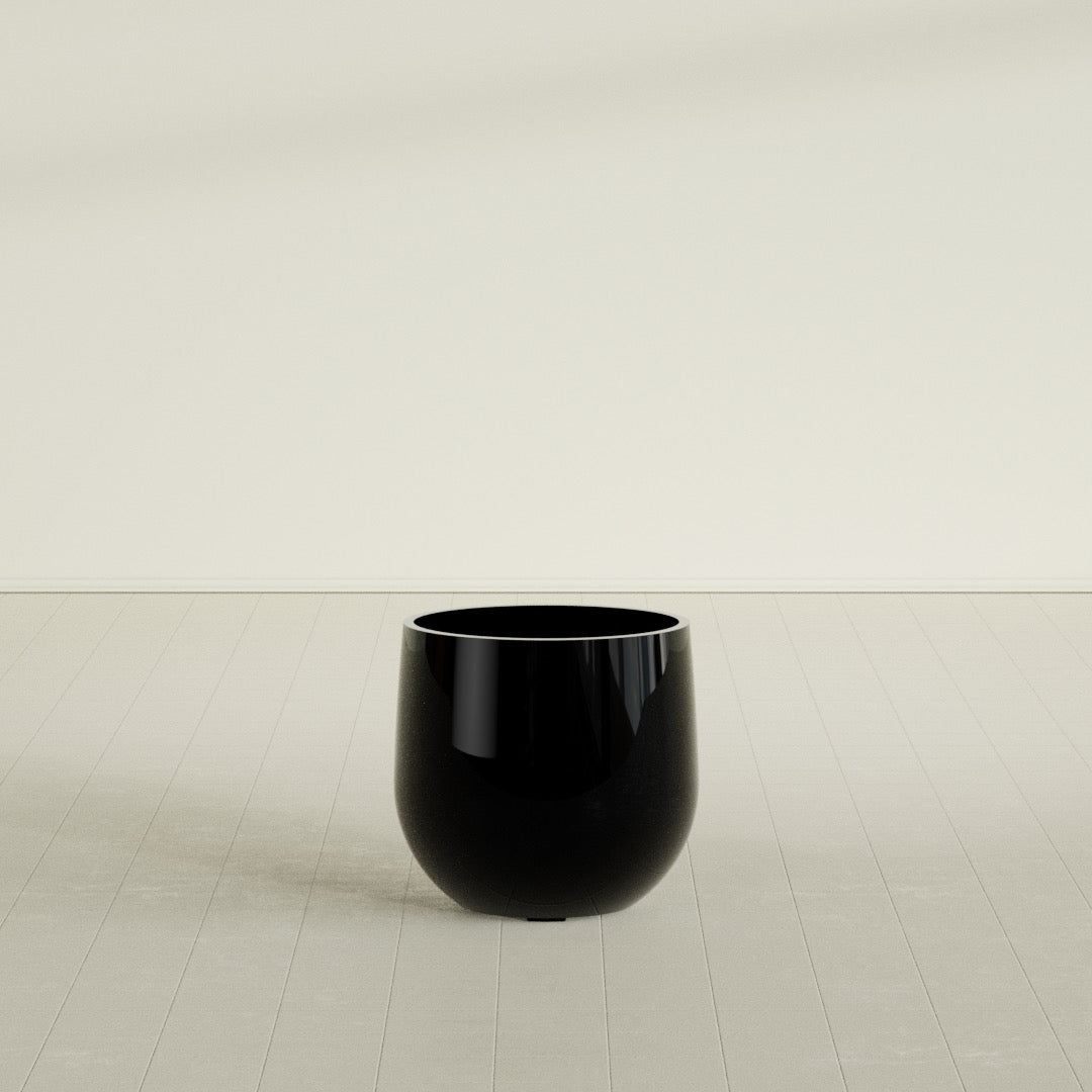 Westfield - 19in diam. x 18in - Gloss Black - Gloss Black,19 in diam. x 18 in H