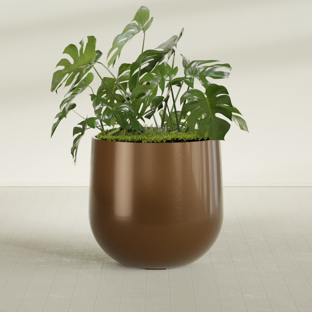 Westfield - 15in diam. x 14in - Metallic Bronze - Metallic Bronze,38 in diam. x 36 in H