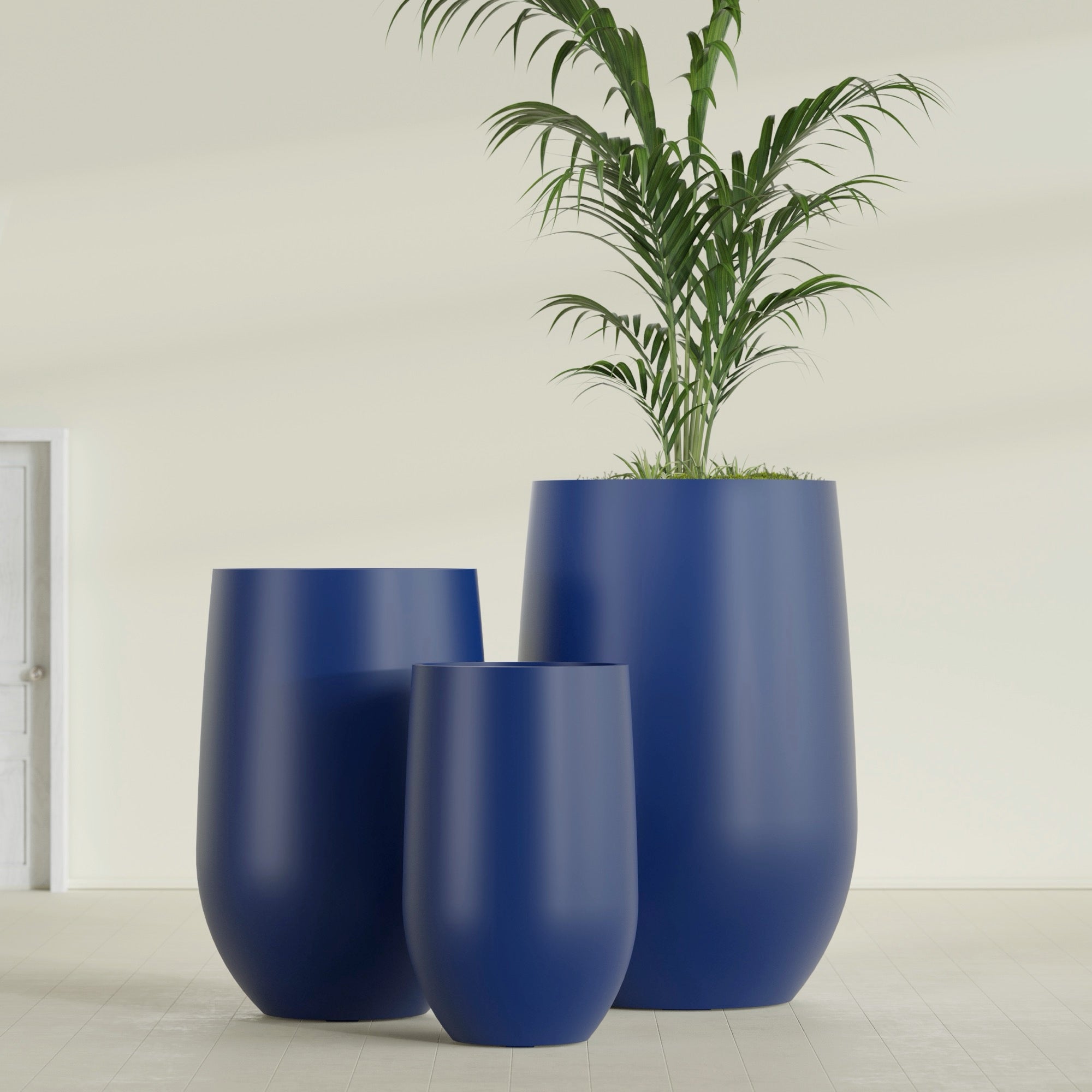 Westfield - 15in diam. x 24in - Matte Cobalt Blue - Matte Cobalt Blue,15 in diam. x 24 in H