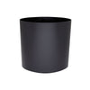 Cylinder Small Round Plastic Planter - 7 in x 7 in x 6 in - Matte Black - Matte Black,7 in x 7 in x 6 in