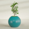 Globe Large Sphere Fiberglass Planter - 36 in x 36 in x 30 in - Satin Sea Foam - Satin Sea Foam,36 in x 36 in x 30 in