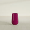 Tall Hayden Medium Round Fiberglass Planter - 18 in x 18 in x 29 in - Gloss Eggplant - Gloss Eggplant,18 in x 18 in x 29 in