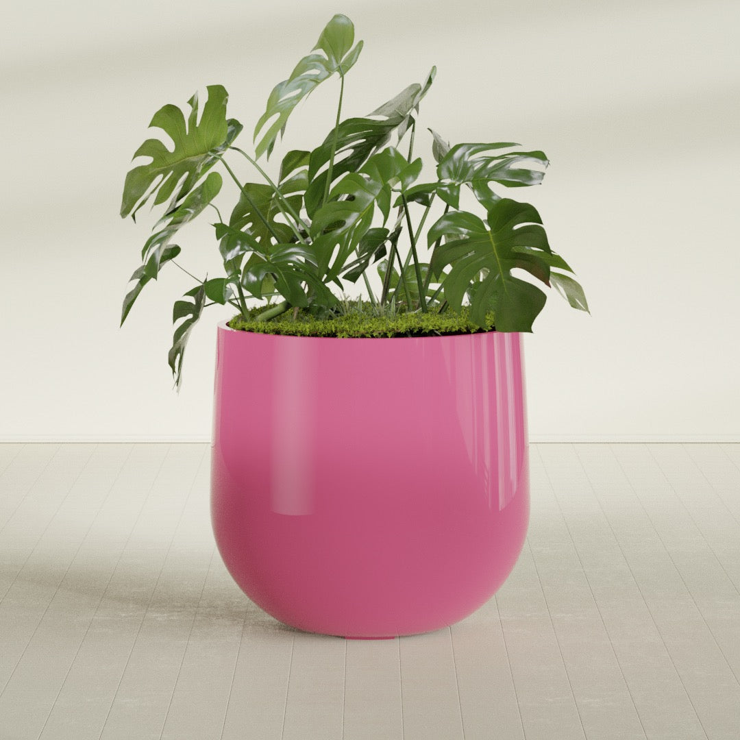 Westfield - 15in diam. x 14in - Gloss Pink Violet - Gloss Pink Violet,38 in diam. x 36 in H