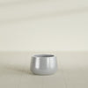 Short Hayden Small Round Fiberglass Planter - 12 in x 12 in x 7 in - Metallic Silver - Metallic Silver,12 in x 12 in x 7 in