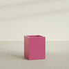 Brisbane Large Rectangle Fiberglass Planter - 24 in x 24 in x 32 in - Gloss Pink Violet - Gloss Pink Violet,24 in x 24 in x 32 in