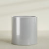 Rio Grande Large Round Fiberglass Planter - 30 in x 30 in x 32 in - Metallic Silver - Metallic Silver,30 in x 30 in x 32 in