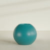 Globe Large Sphere Fiberglass Planter - 36 in x 36 in x 30 in - Satin Sea Foam - Satin Sea Foam,36 in x 36 in x 30 in