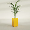 Potsdam Large Tall Rectangle Fiberglass Planter - 16 in x 16 in x 32 in - Gloss Saffron - Gloss Saffron,16 in x 16 in x 32 in