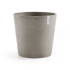 Amsterdam Medium Round Planter - 23.5 in x 23.5 in x 21.5 in - Taupe - Taupe,23.5 in x 23.5 in x 21.5 in,Planter Only