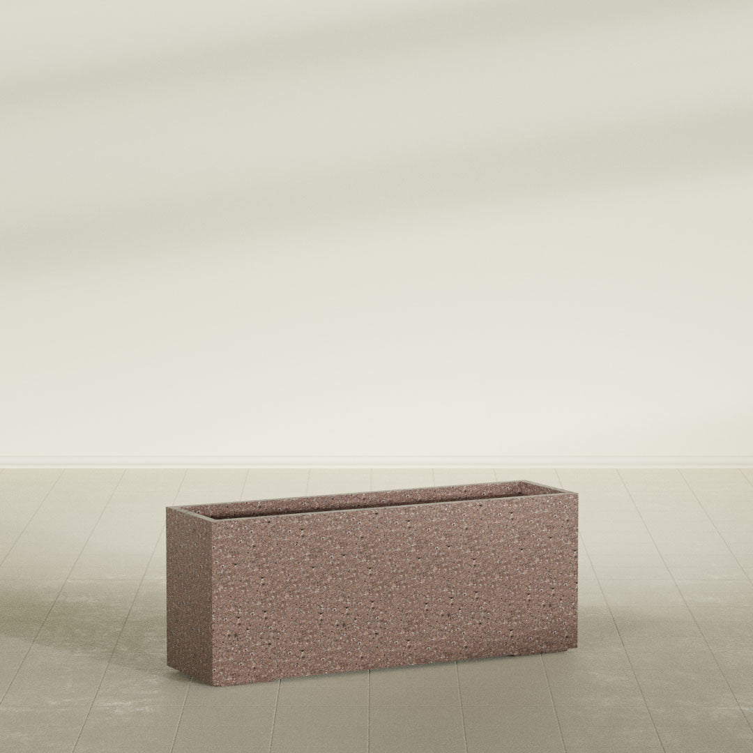 ProTone Fiberglass Premium Finish Extra Large Rectangle Planter - 60 in x 16 in x 24 in - StoneLight - Sunstone - StoneLight - Sunstone,60 in x 16 in x 24 in