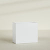 Darwin Extra Large Rectangle Fiberglass Planter - 48 in x 24 in x 42 in - Gloss White - Gloss White,48 in x 24 in x 42 in