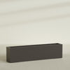 Miami Extra Large Narrow Rectangle Fiberglass Planter - 72 in x 12 in x 18 in - Matte Brown - Matte Brown,72 in x 12 in x 18 in