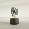 Short Hayden Small Round Fiberglass Planter - 12 in x 12 in x 7 in - Matte Brown - Matte Brown,12 in x 12 in x 7 in