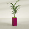 Potsdam Large Tall Rectangle Fiberglass Planter - 16 in x 16 in x 32 in - Gloss Eggplant - Gloss Eggplant,16 in x 16 in x 32 in