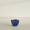 Lima Small Tapered Square Fiberglass Planter - 12 in x 12 in x 12 in - Matte Cobalt Blue - Matte Cobalt Blue,12 in x 12 in x 12 in