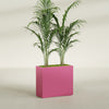 Potsdam Large Rectangle Fiberglass Planter - 36 in x 16 in x 32 in - Gloss Pink Violet - Gloss Pink Violet,36 in x 16 in x 32 in