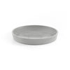 Small Round Saucer - 7 in x 7 in x 1 in - White Grey - White Grey,7 in x 7 in x 1 in