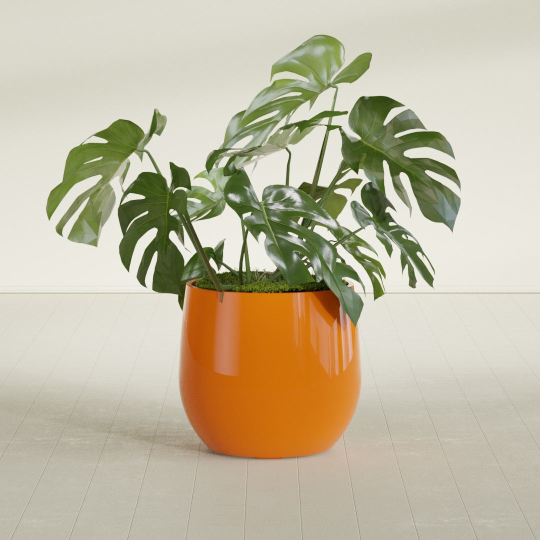 Westfield - 23in diam. x 21in - Gloss Tangerine - Gloss Tangerine,23 in diam. x 21 in H