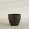 Wannsee Extra Large Round Fiberglass Planter - 50 in x 50 in x 44 in - Matte Brown - Matte Brown,50 in x 50 in x 44 in