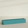 Cuba Extra Large Long Rectangle Fiberglass Planter - 72 in x 14 in x 12 in - Satin Sea Foam - Satin Sea Foam,72 in x 14 in x 12 in