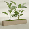 Cuba Extra Large Long Rectangle Fiberglass Planter - 72 in x 14 in x 12 in - Metallic Gold - Metallic Gold,72 in x 14 in x 12 in