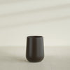 Tall Hayden Medium Round Fiberglass Planter - 15 in x 15 in x 23 in - Matte Brown - Matte Brown,15 in x 15 in x 23 in