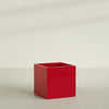 Montroy Large Cube Square Fiberglass Planter - 36 in x 36 in x 36 in - Gloss Red - Gloss Red,36 in x 36 in x 36 in