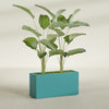 Tolga Extra Large Long Rectangle Fiberglass Planter - 48 in x 16 in x 24 in - Satin Sea Foam - Satin Sea Foam,48 in x 16 in x 24 in