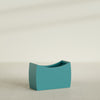 Seoul Large Curved Abstract Fiberglass Planter - 36 in x 16 in x 24 in - Satin Sea Foam - Satin Sea Foam,36 in x 16 in x 24 in