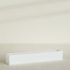 Monaco Rectangle - 44in x 7in x 7 - Matte White - Matte White,44 in x 7 in x 7 in