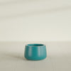 Short Hayden Small Round Fiberglass Planter - 12 in x 12 in x 7 in - Satin Sea Foam - Satin Sea Foam,12 in x 12 in x 7 in