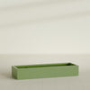 Antwerp Extra Large Long Rectangle Fiberglass Planter - 72 in x 24 in x 12 in - Satin Green - Satin Green,72 in x 24 in x 12 in