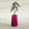 Saigon Large Tapered Round Planter - 14 in x 14 in x 30 in - Gloss Eggplant - Gloss Eggplant,13.7 in x 13.7 in 30 in